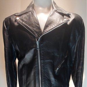 Vintage Men's Biker Jacket. Size 44cm / XL